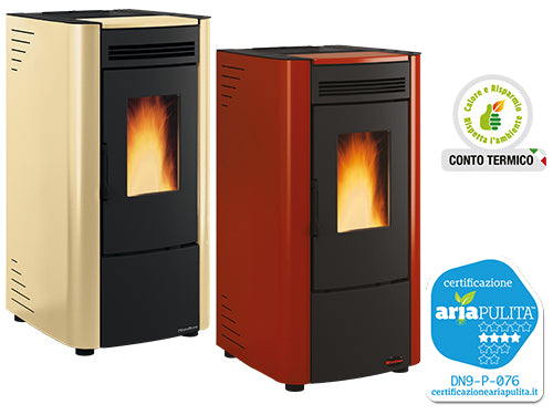 Stufe a pellet Ketty Evo 2.0 Nordica Extraflame Pergamena. Prezzo per Pezzo.