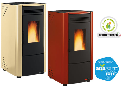 Stufe a pellet Ketty Evo 2.0 Nordica Extraflame Pergamena. Prezzo per Pezzo.