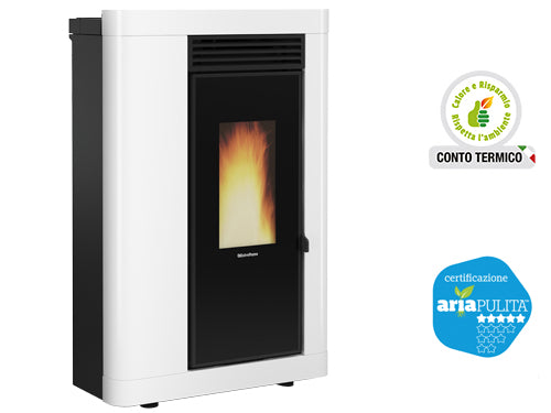 Stufe a pellet Annabella Plus 5.0 Canalizzata Nordica Extraflame. Prezzo per Pezzo.