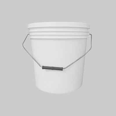 SECCHIO IN PLASTICA CON COPERCHIO 6 lt - Ø 20 x h. 21 cm. Prezzo per Pezzo.