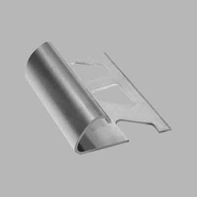 PROFILO 'JOLLY' PER RIVESTIMENTI INOX  H mm 10 - Lucido - mt 2,50. Prezzo per Metro lineare.