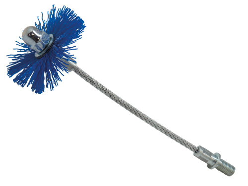 Scovoli tondi Brixo Nylon Flexy brush per stufe pellet. Prezzo per Pezzo.