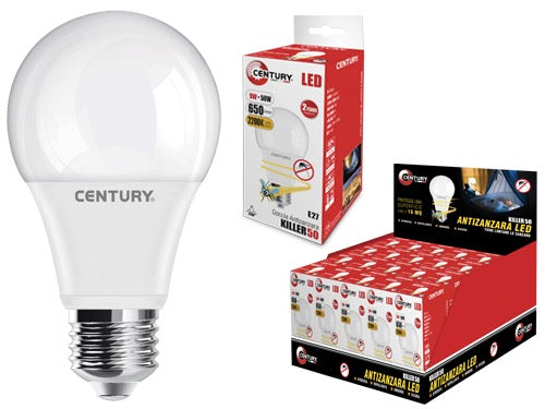 Lampadine Led antizanzare Century. Prezzo per Pezzo.