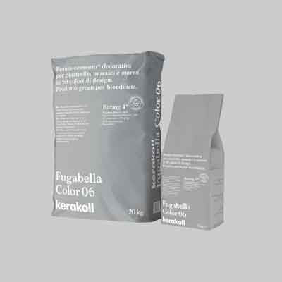 STUCCO IBRIDO PER PIASTRELLE 'FUGABELLA COLOR' KERAKOLL Kg 3 - Colore KK 4. Prezzo per Chilo.