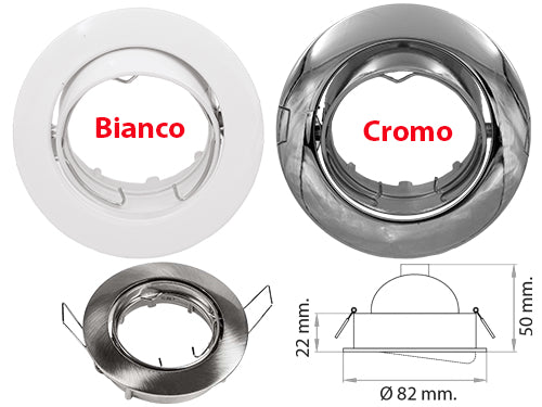 Faretti incasso Orientabili DIKOR230. Prezzo per Pezzo.