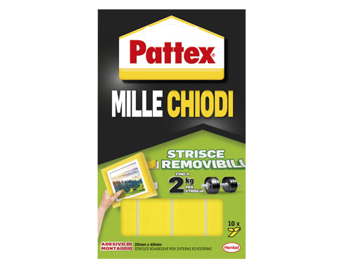 Adesivi Pattex Millechiodi Tape removibile. Prezzo per Pezzo.