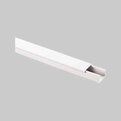 CANALINA PASSACAVI mm 40x30 (1 scomp.) - barra mt 2. Prezzo per Pezzo.