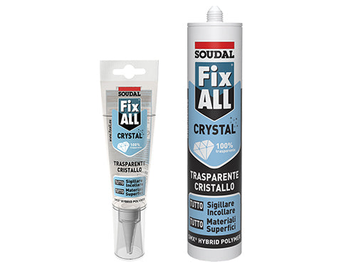 Sigillanti adesivi Soudal Fix All Crystal. Prezzo per Pezzo.