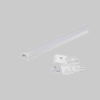 CANALINA PER STRIP LED '5191' mm 17,6x7, Larghezza interna max. mm 12,1  - Barra 2 mt. Prezzo per Pezzo.