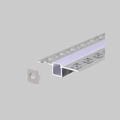 CANALINA PER STRIP LED '5162' mm 12x13,3 - Barra 2 mt. Prezzo per Pezzo.