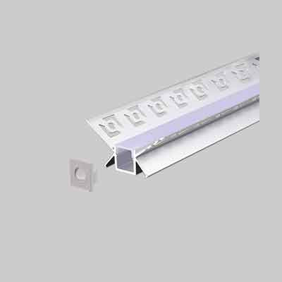 CANALINA PER STRIP LED '5166' mm 12x24  - Barra 2 mt. Prezzo per Pezzo.