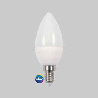 LAMPADA A LED MOD.'OLIVA'  6W - E14 - 470Lm - 3000K. Prezzo per Pezzo.