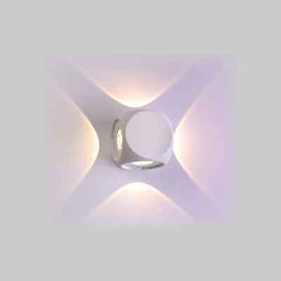 APPLIQUE A LED 'RORY' 4x1W 263lm 4000K - Colore bianco. Prezzo per Pezzo.