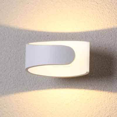 APPLIQUE A LED 'LOGAN' 4W 227lm 4000K - Colore bianco. Prezzo per Pezzo.