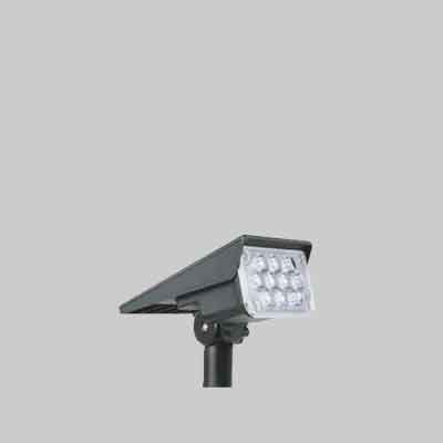 FARETTO SOLARE A LED IDEAL STAR 4 Watt - Colore Nero. Prezzo per Pezzo.