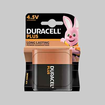 PILA 'PLUS POWER' PIATTA 4,5V DURACELL Blister 1 pezzo. Prezzo per Pezzo.