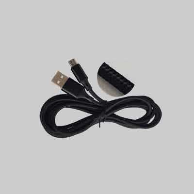 CAVO DI RICARICA PER DISPOSITIVO RETINATO cm 200 - Attacco Micro USB. Prezzo per Pezzo.