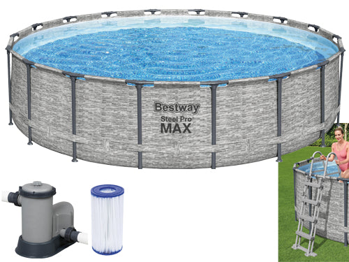 Piscine tonde Steel Pro Max BestWay 5618Y. Prezzo per Pezzo.