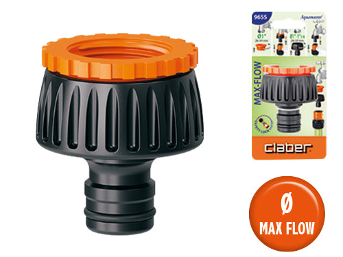 Prese rubinetto Claber Max-Flow 9655. Prezzo per Pezzo.