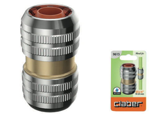 Raccordi riparatori Metal Jet Claber 9615. Prezzo per Pezzo.