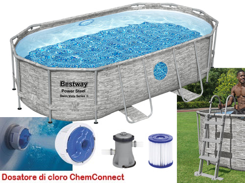 Piscine ovali BestWay OblÃ² 56714. Prezzo per Pezzo.