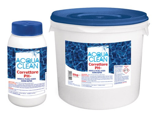 Correttori Acqua Clean PH- granulare per piscine. Prezzo per Pezzo.