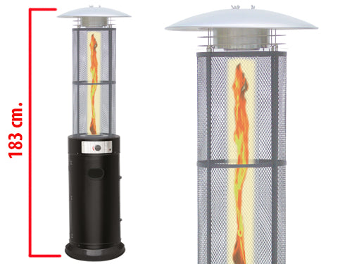 Termopatio gas Niklas Fuoco Vivo Small. Prezzo per Pezzo.