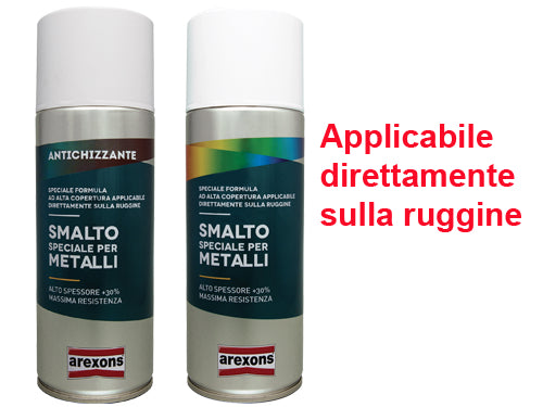 Smalti spray Arexons per metalli ad alto spessore. Prezzo per Pezzo.