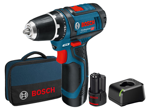 Trapani batteria Bosch GSR 12V-15 - 2 batterie. Prezzo per Pezzo.