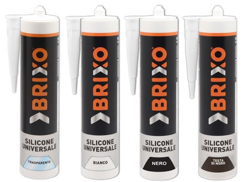 Siliconi acetico Brixo Universali. Prezzo per Pezzo.