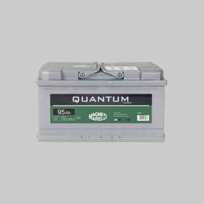 BATTERIA PER AUTO 'QUANTUM' MAGNETI MARELLI 45Ah DX - spunto 360A - mm 207x175x175h. Prezzo per Pezzo.