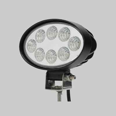 FARO DA LAVORO A LED OVALE 24W - 2800Lm - 6000K. Prezzo per Pezzo.