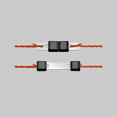 CONNETTORE PER FILO ELETTRIFICATO 'LITZCLIP' Conf. 10 pezzi. Prezzo per Confezione.