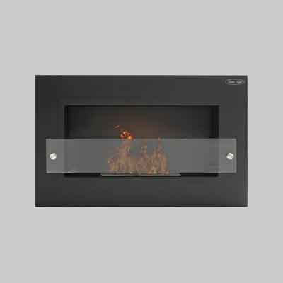 BIOCAMINO 'BLACK' IDEAL STAR cm 65x15x40h. Prezzo per Pezzo.