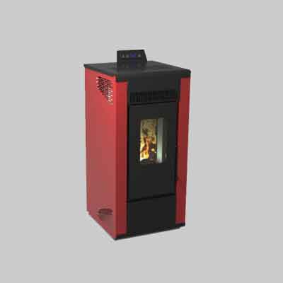 STUFA A PELLET 'ROXY' Kw 7,87 - Bordeaux. Prezzo per Pezzo.